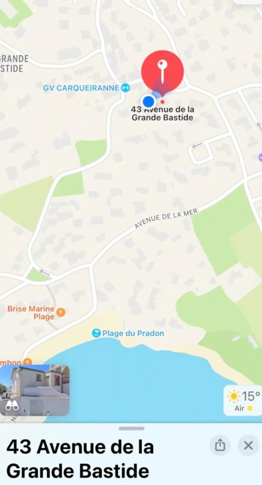 Charmant Bas De Villa Avec Terrasse A Proximite De La Plage Et Du Port كاركيران المظهر الخارجي الصورة